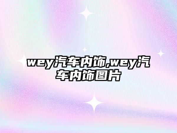 wey汽車(chē)內(nèi)飾,wey汽車(chē)內(nèi)飾圖片