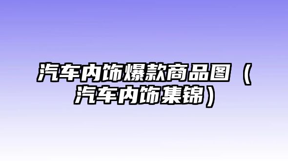 汽車內(nèi)飾爆款商品圖（汽車內(nèi)飾集錦）