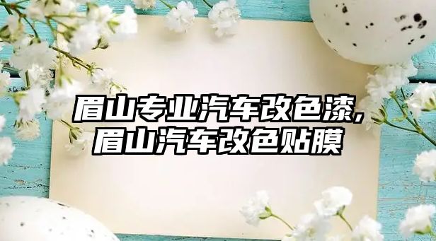 眉山專業(yè)汽車改色漆,眉山汽車改色貼膜