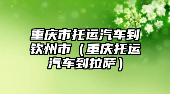 重慶市托運汽車到欽州市（重慶托運汽車到拉薩）