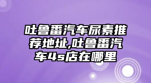 吐魯番汽車尿素推薦地址,吐魯番汽車4s店在哪里