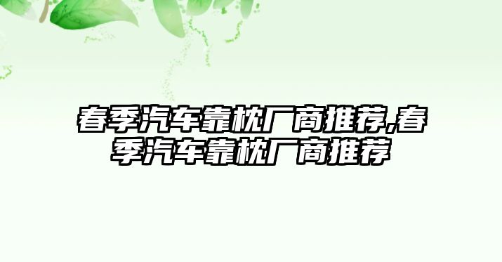 春季汽車靠枕廠商推薦,春季汽車靠枕廠商推薦