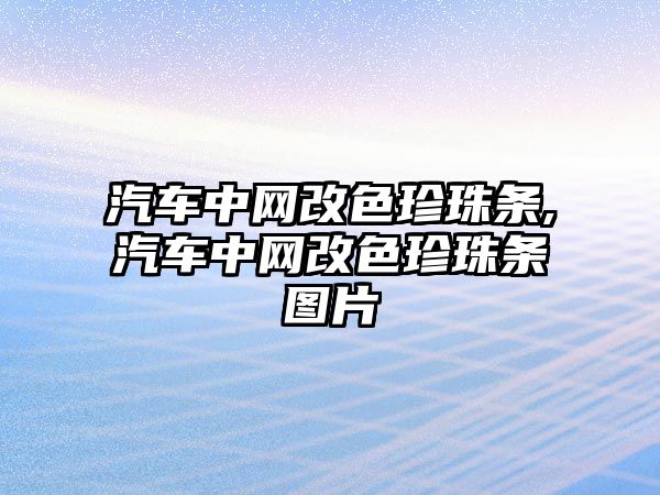 汽車中網(wǎng)改色珍珠條,汽車中網(wǎng)改色珍珠條圖片