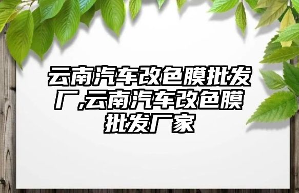 云南汽車改色膜批發(fā)廠,云南汽車改色膜批發(fā)廠家