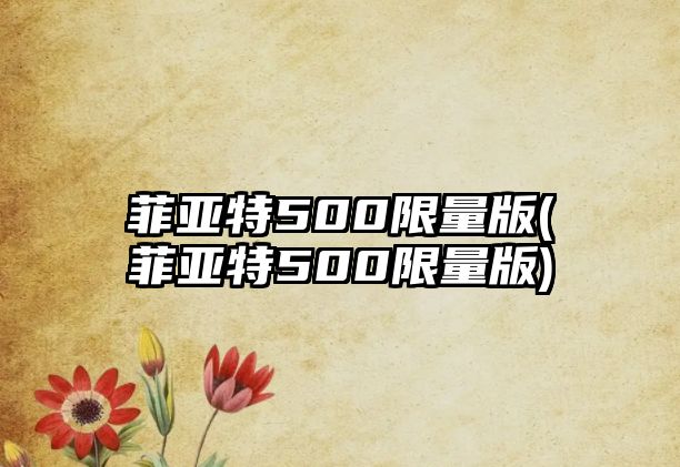 菲亞特500限量版(菲亞特500限量版)