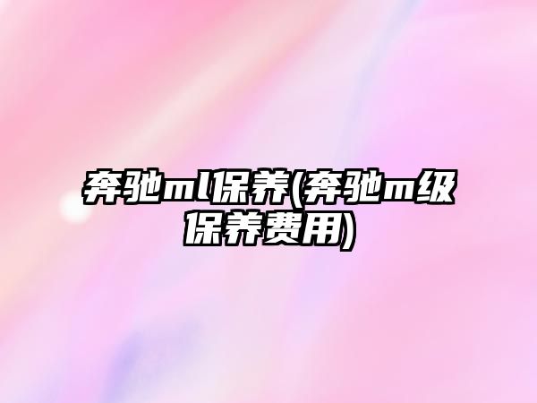 奔馳ml保養(yǎng)(奔馳m級(jí)保養(yǎng)費(fèi)用)