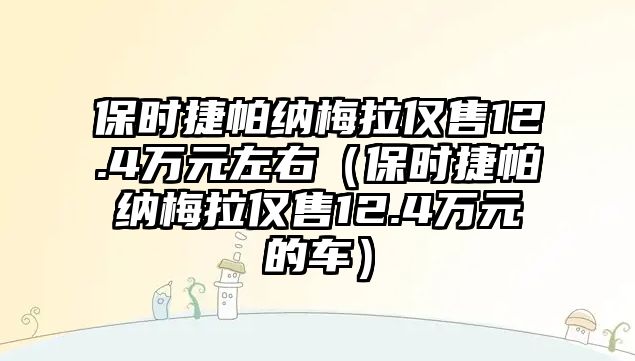 保時(shí)捷帕納梅拉僅售12.4萬(wàn)元左右（保時(shí)捷帕納梅拉僅售12.4萬(wàn)元的車）