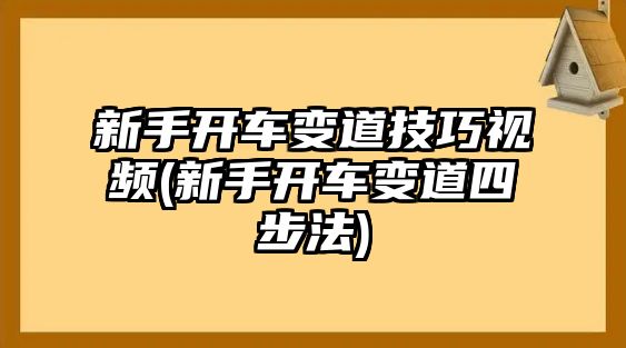 新手開車變道技巧視頻(新手開車變道四步法)