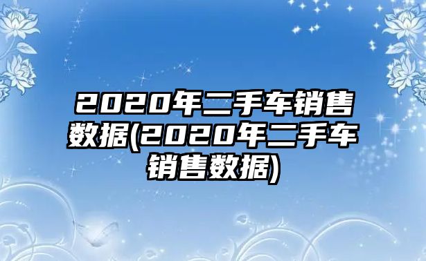 2020年二手車(chē)銷(xiāo)售數(shù)據(jù)(2020年二手車(chē)銷(xiāo)售數(shù)據(jù))