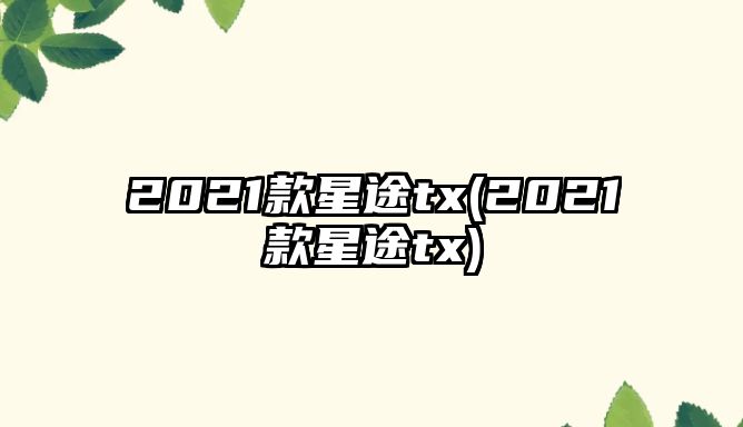 2021款星途tx(2021款星途tx)