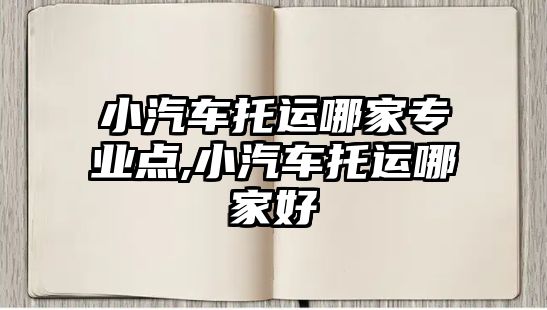 小汽車托運哪家專業(yè)點,小汽車托運哪家好