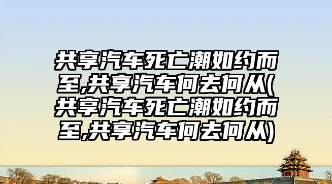 共享汽車死亡潮如約而至,共享汽車何去何從(共享汽車死亡潮如約而至,共享汽車何去何從)