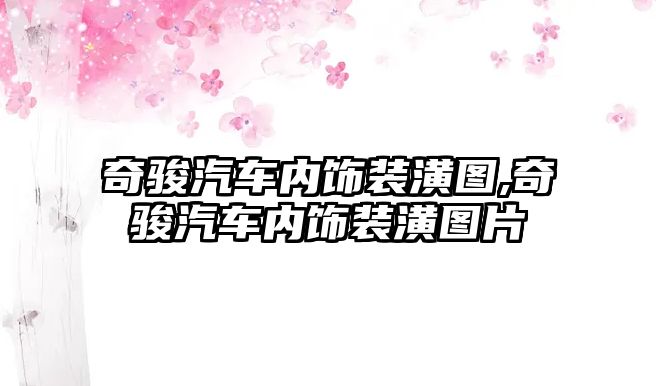 奇駿汽車內(nèi)飾裝潢圖,奇駿汽車內(nèi)飾裝潢圖片