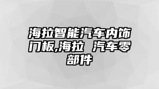 海拉智能汽車內(nèi)飾門板,海拉 汽車零部件