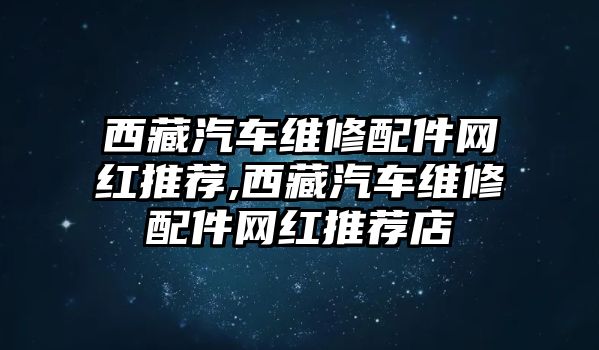 西藏汽車(chē)維修配件網(wǎng)紅推薦,西藏汽車(chē)維修配件網(wǎng)紅推薦店